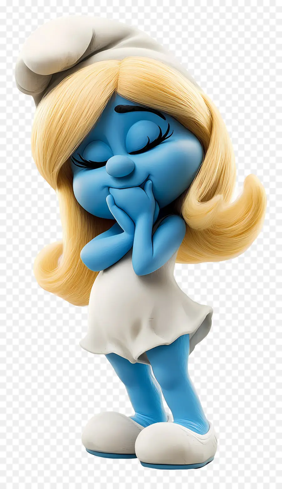 Smurfette，Personagem De Desenho Animado Azul PNG