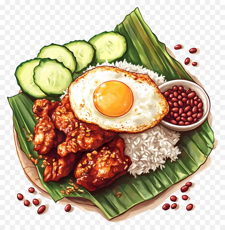 Nasi Lemak，Arroz PNG