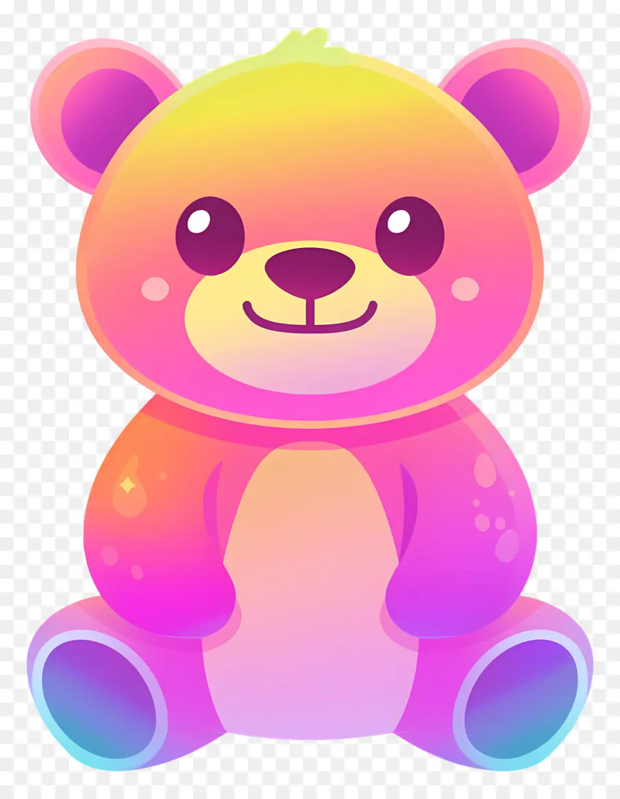 Urso De Natal，Urso Arco íris PNG