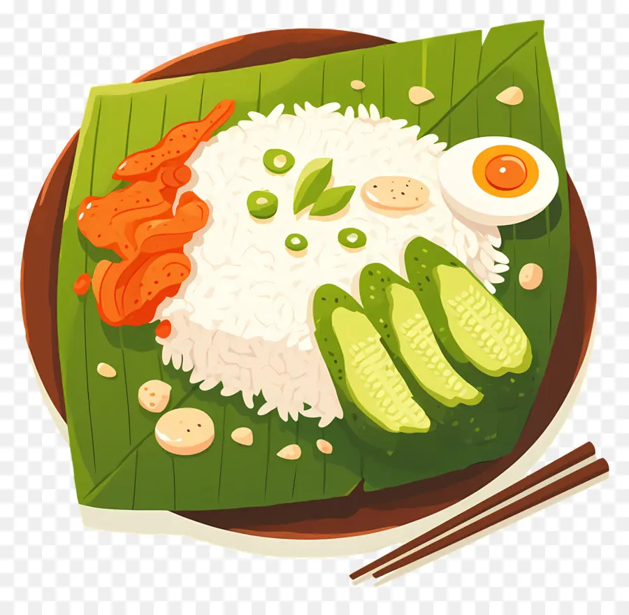 Nasi Lemak，Arroz Com Frango PNG