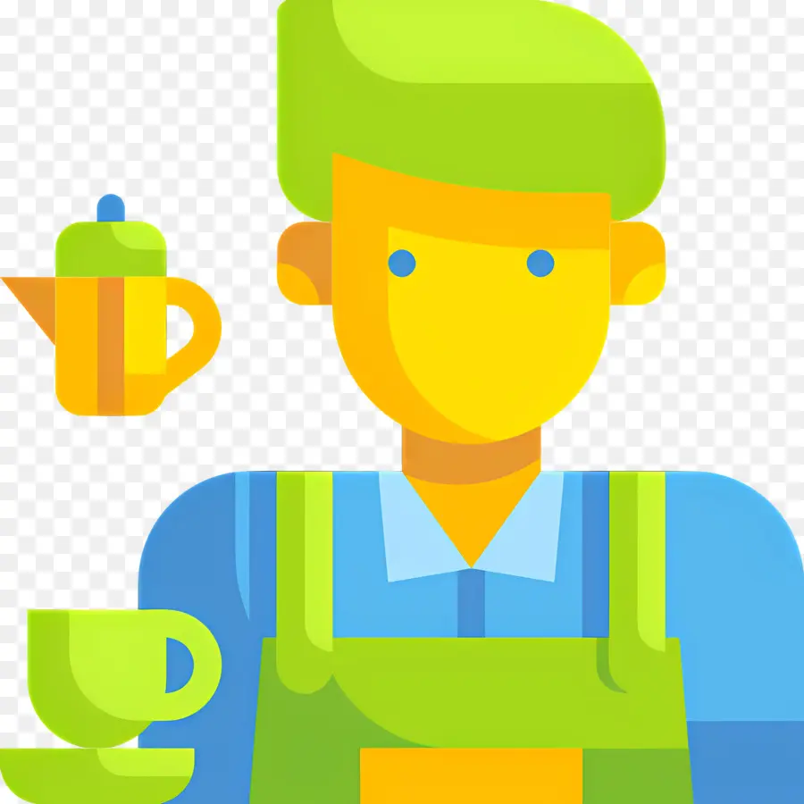 Barista，Bule PNG