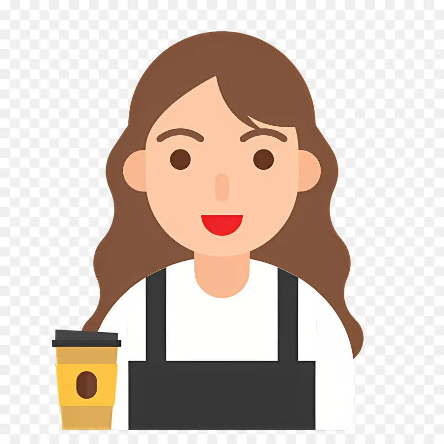 Barista，Barista Com Café PNG