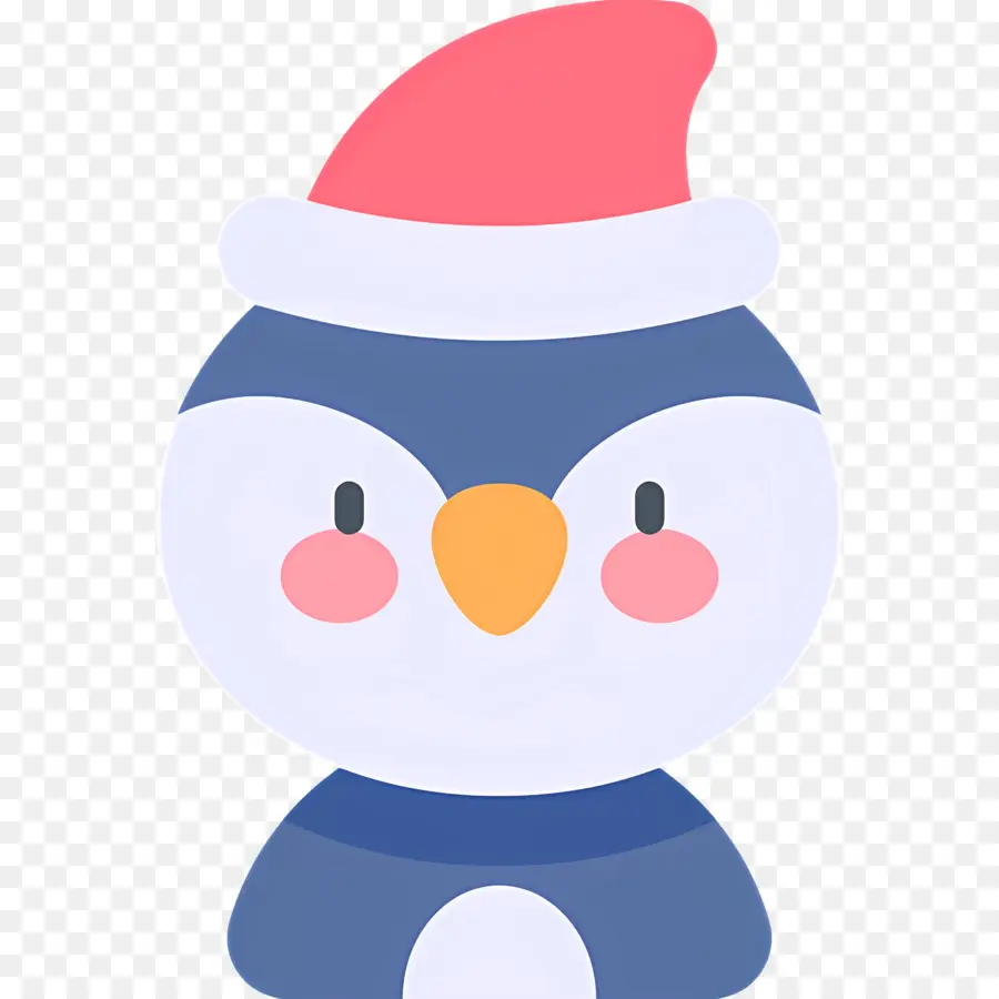 Pinguim De Natal，Pinguim Com Chapéu Vermelho PNG