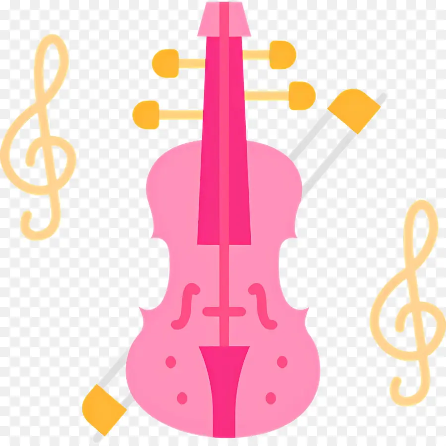 Violino，Violino Rosa PNG