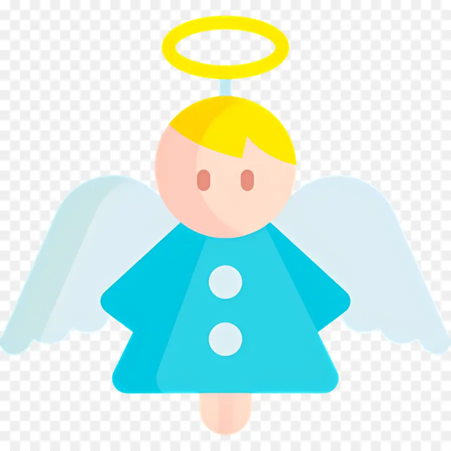 Anjo De Natal，Anjo Com Auréola PNG