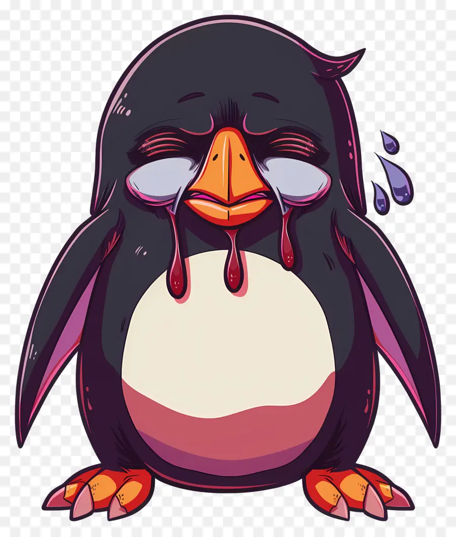 Pinguim Chorando，Pinguim Triste PNG