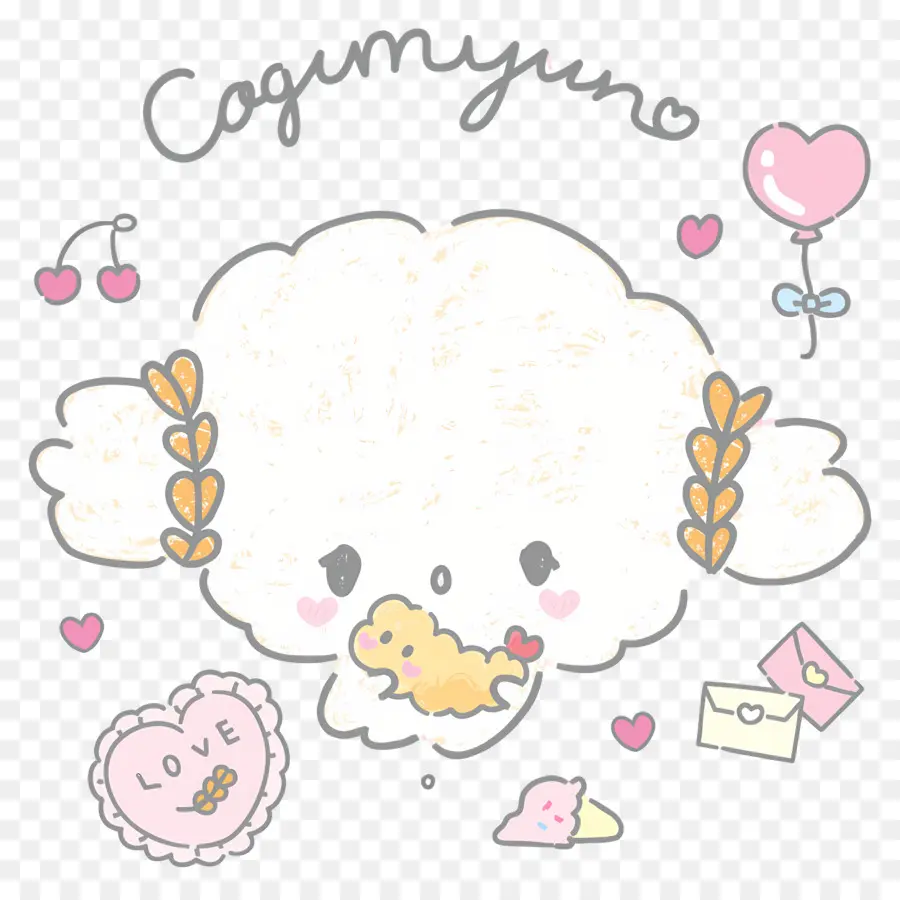 Cogimyun，Personagem De Nuvem PNG