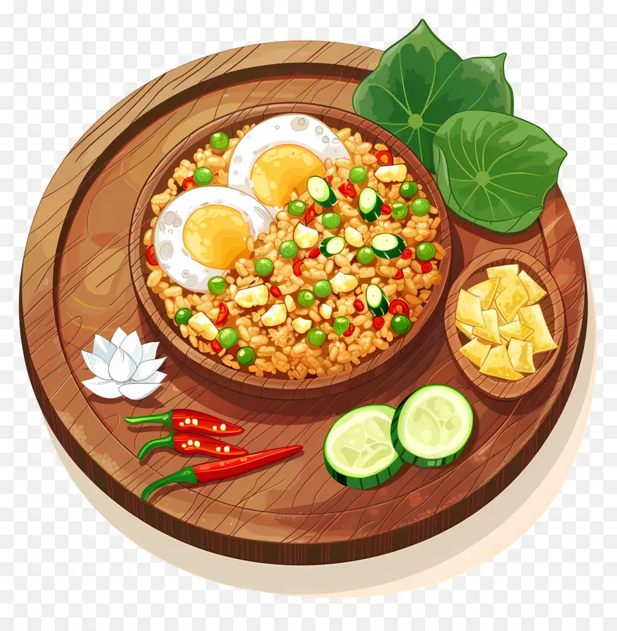 Nasi Lemak，Arroz Frito PNG