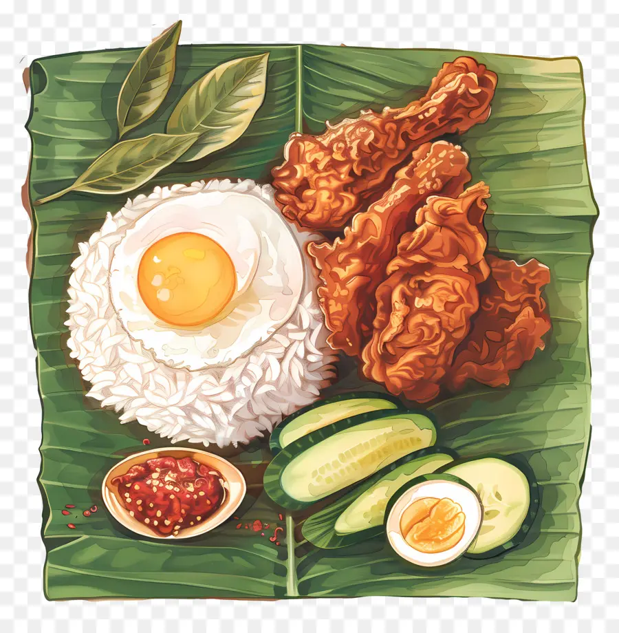 Nasi Lemak，Arroz PNG