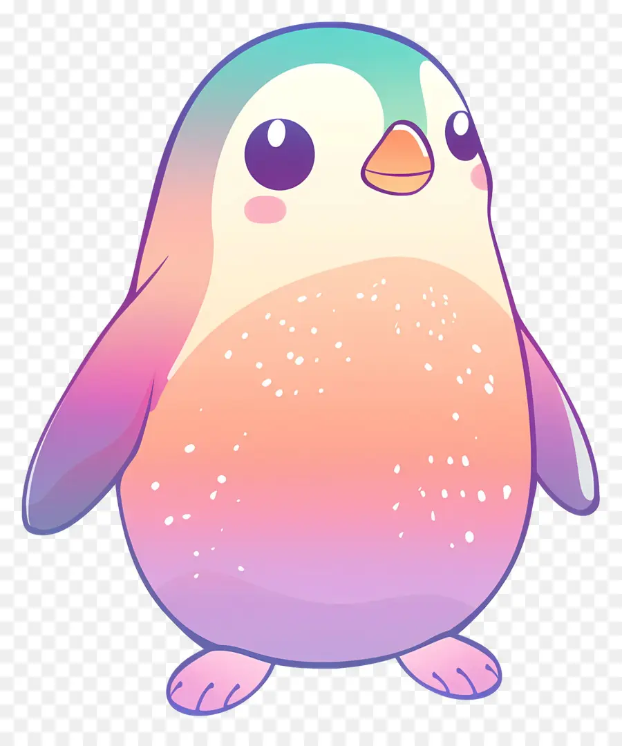 Pinguim De Natal，Pinguim Colorido PNG