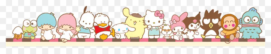 Personagens Sanrio，Desenho Animado PNG