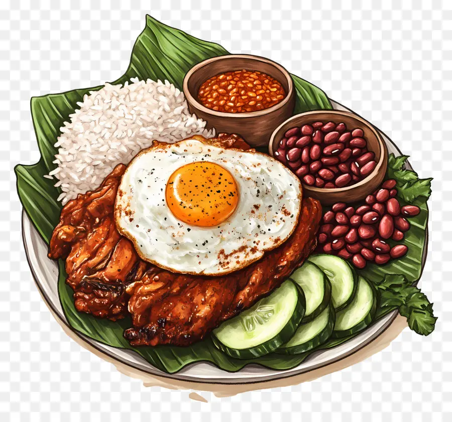 Nasi Lemak，Arroz PNG