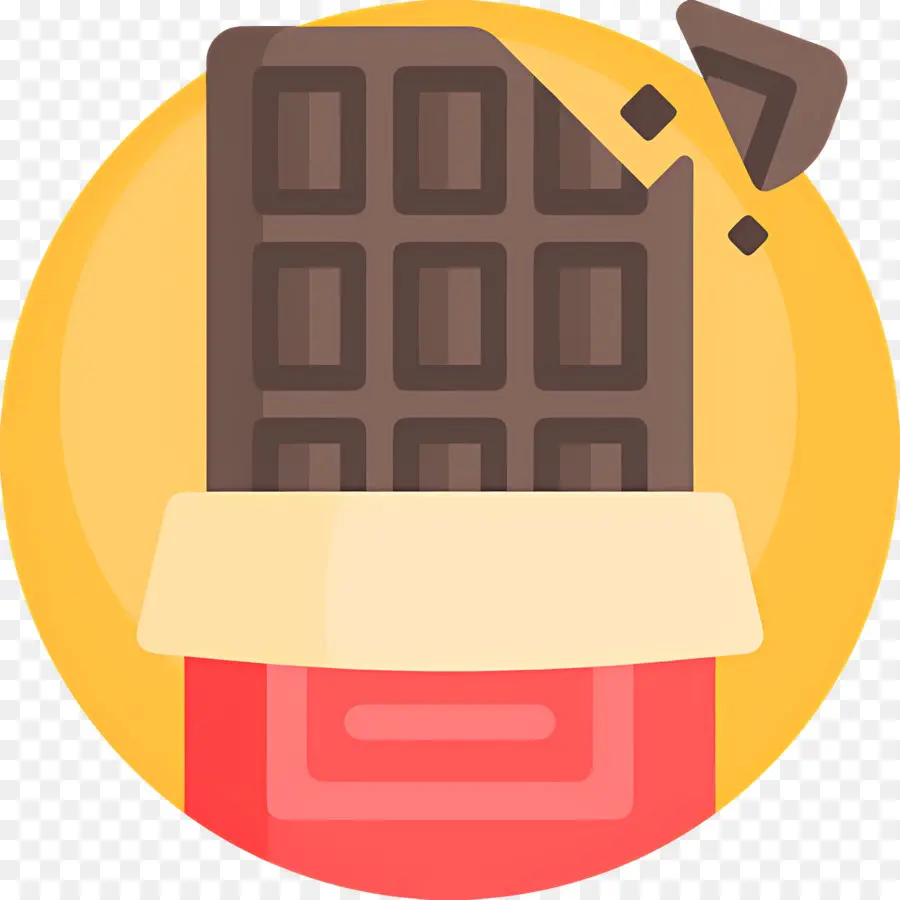 Barra De Chocolate，Doce PNG