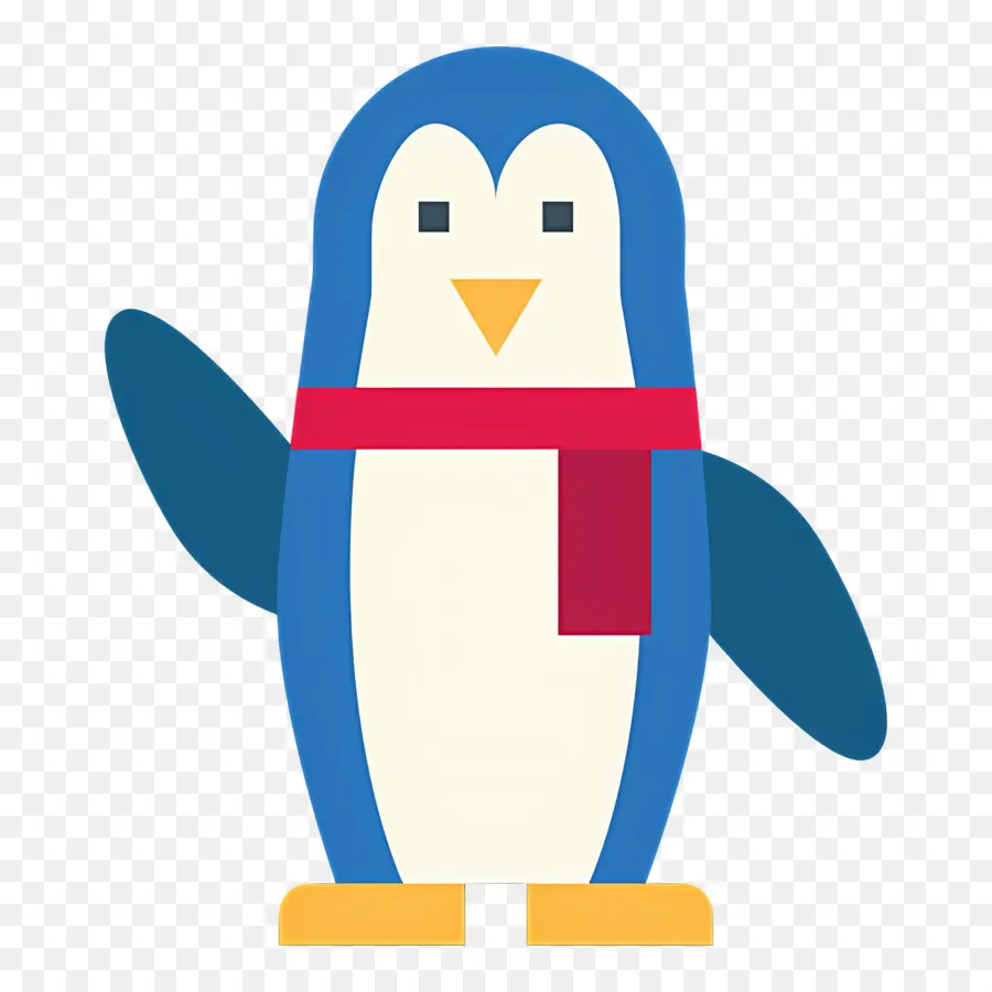 Pinguim De Natal，Pinguim Azul PNG