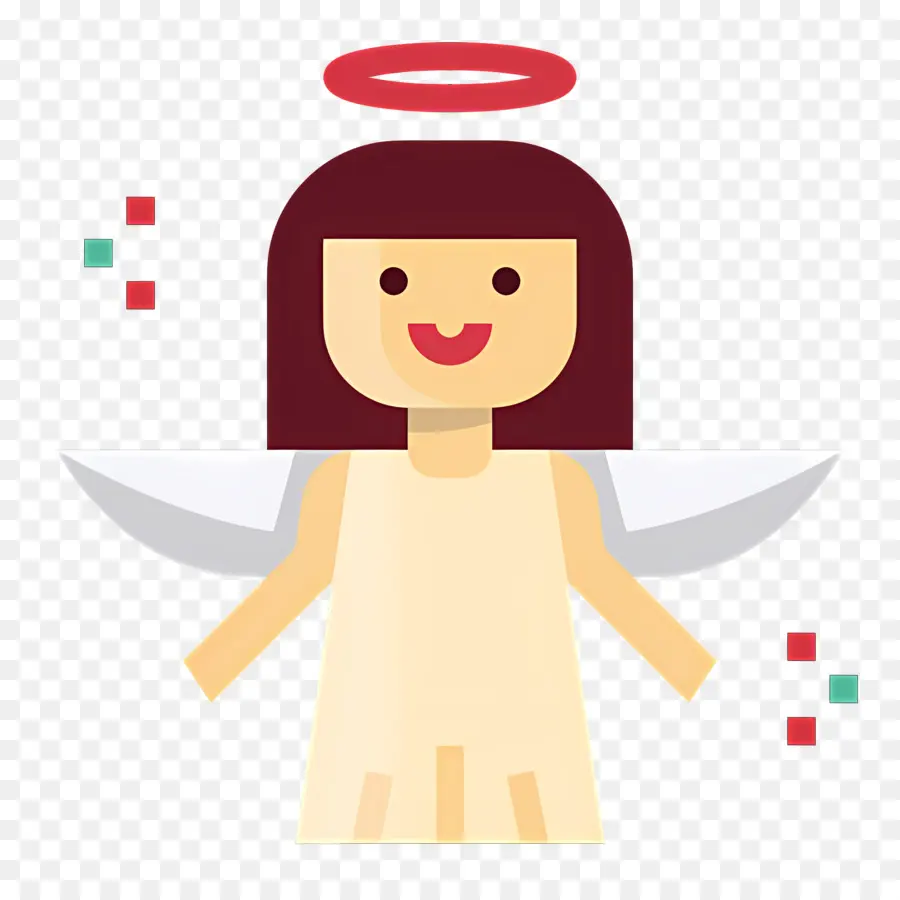 Anjo De Natal，Anjo Com Auréola PNG