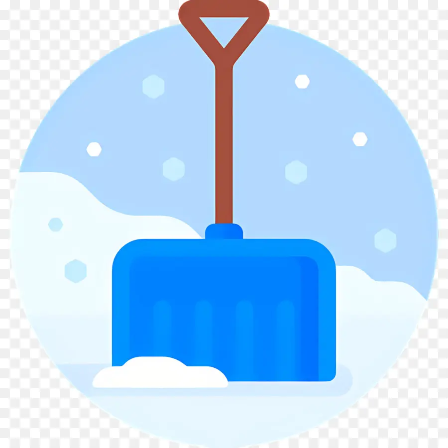 Pá De Neve，Pá De Neve Azul PNG