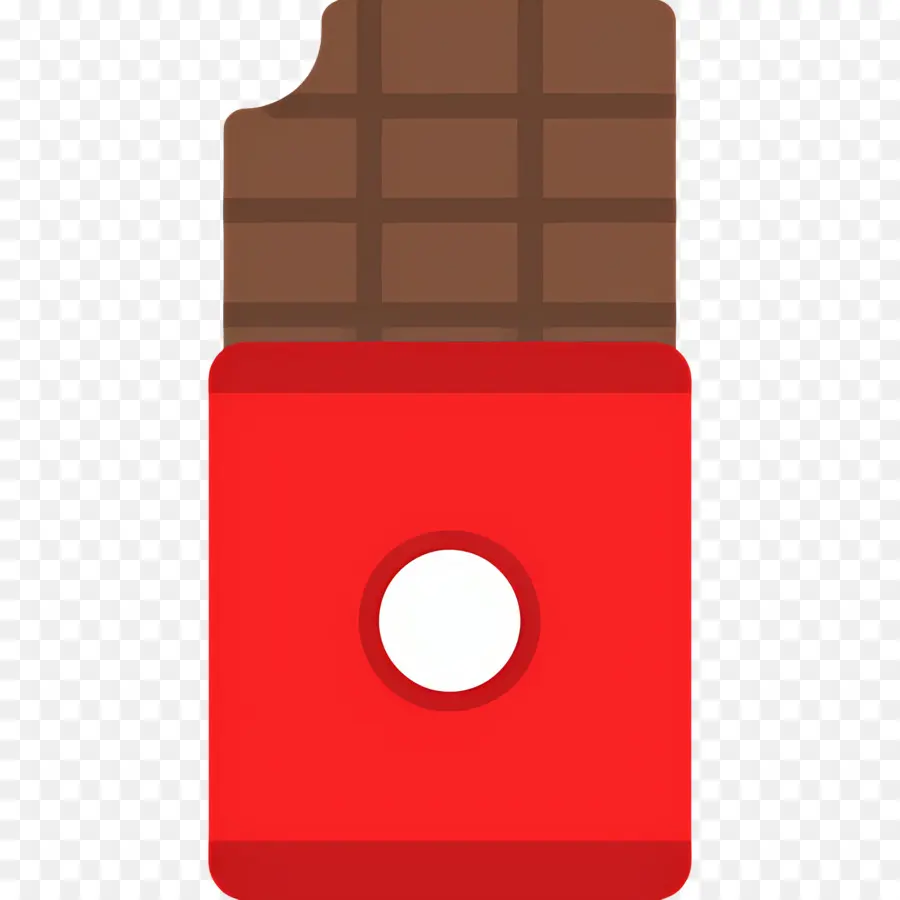 Barra De Chocolate，Barra De Chocolate Vermelho PNG