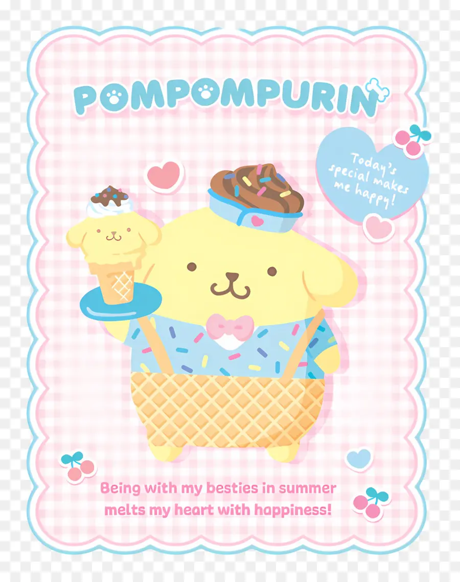 Pompompurina，Sorvete PNG