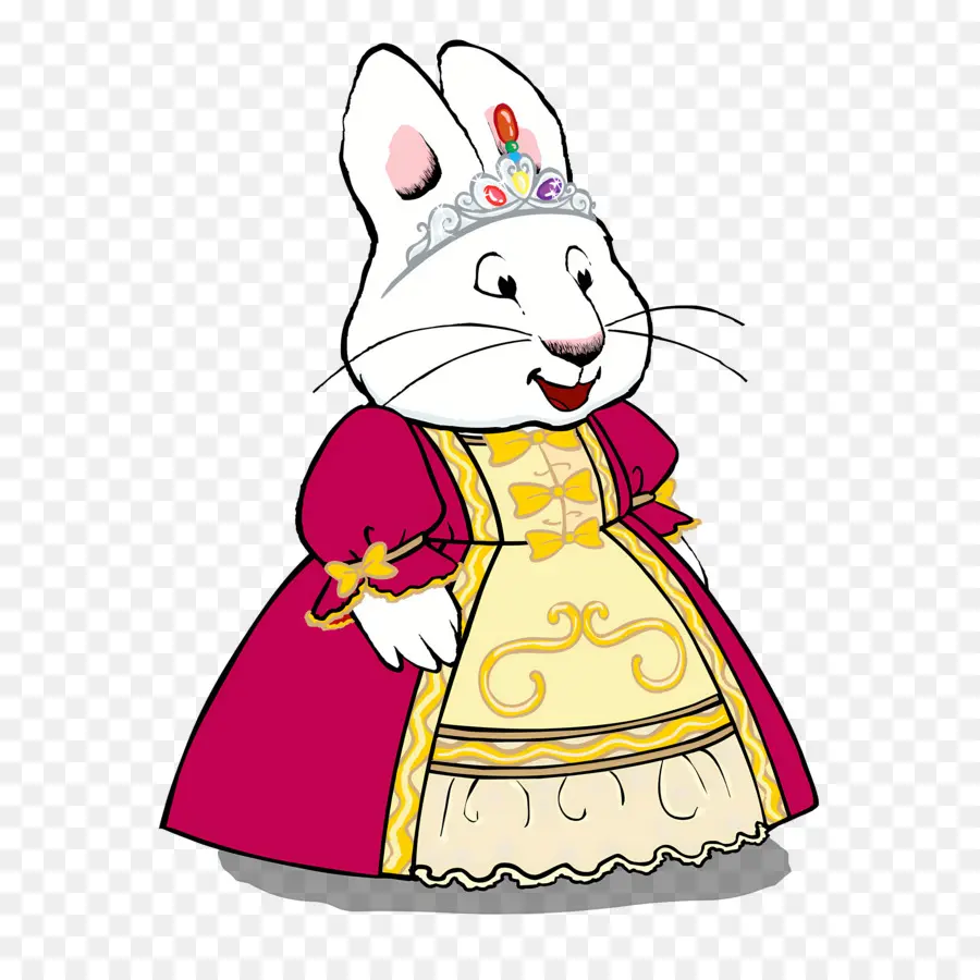 Max Rubi，Coelhinha Em Vestido De Princesa PNG