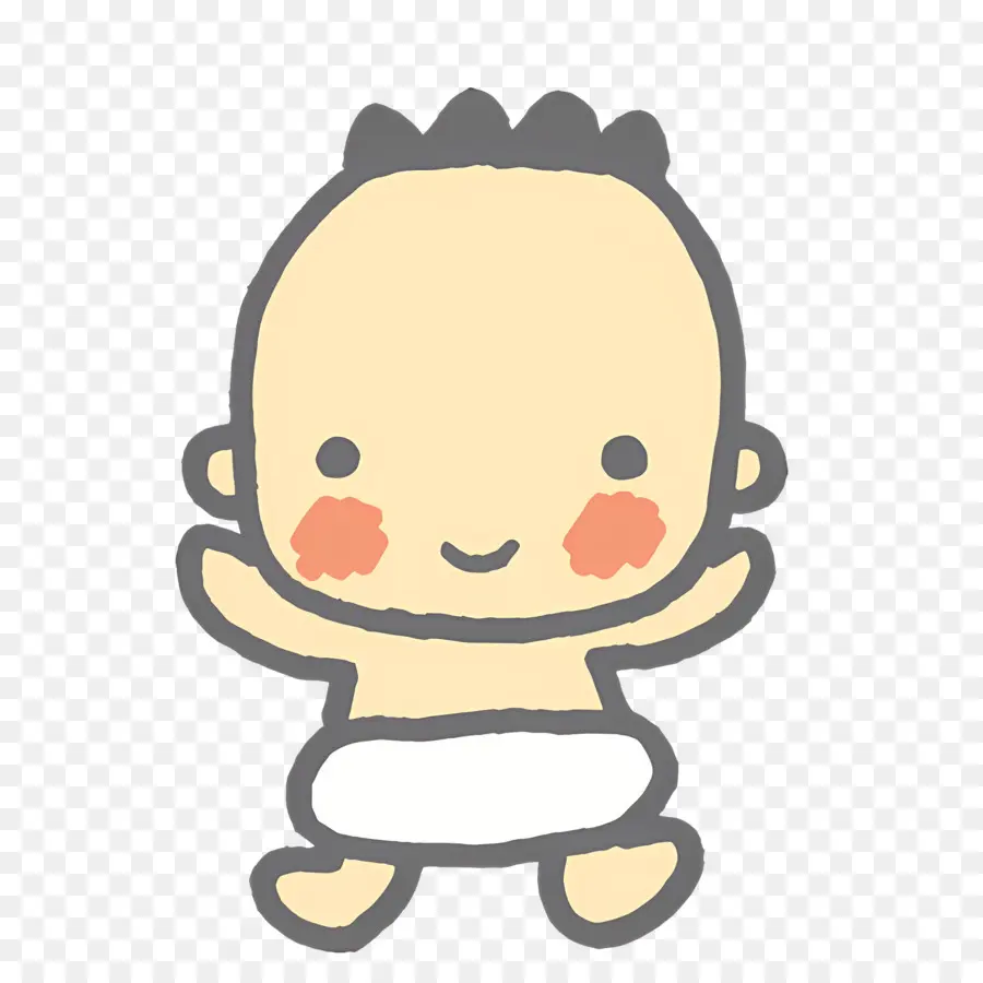 Acyangaichiban，Doodle De Bebê Fofo PNG