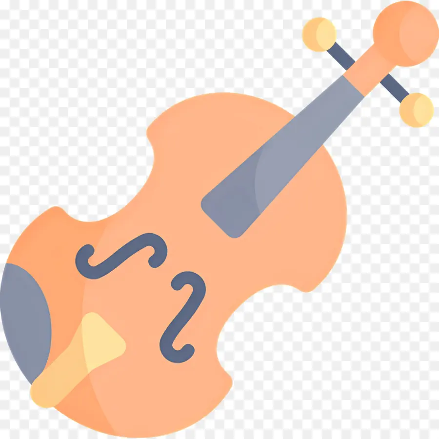 Violino，Violino Laranja PNG