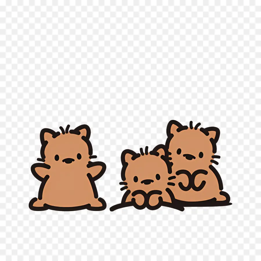 Pochacco，Gatos Marrons PNG