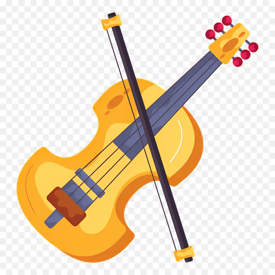 Violino，Violino Laranja PNG