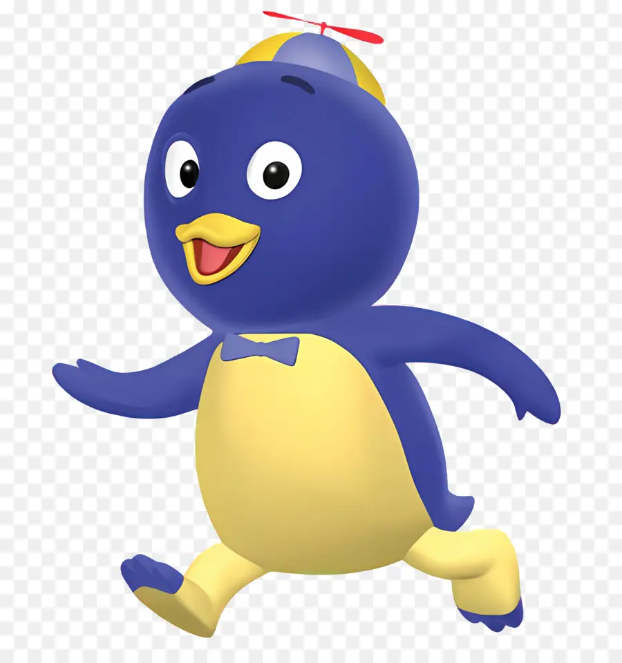 Backyardigans，Pinguim Azul PNG