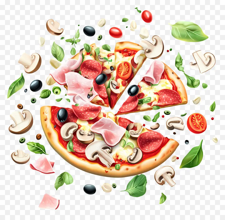 Ingredientes De Pizza，Queijo PNG