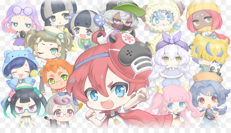 Maimaimaigoen，Personagens Chibi PNG