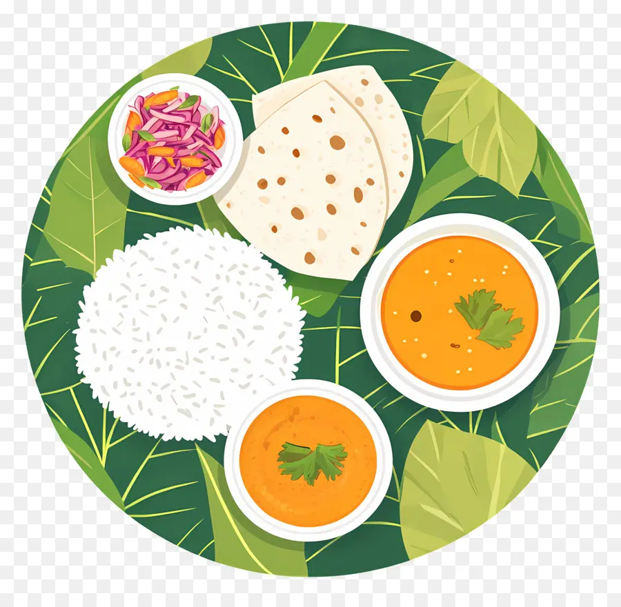 Thali Indiano，Placa PNG