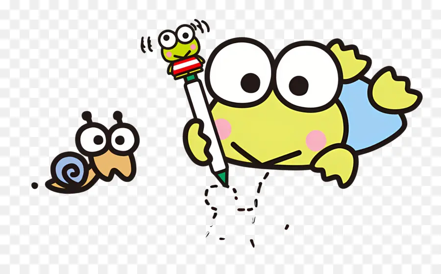 Keroppi，Sapo De Desenho Animado PNG