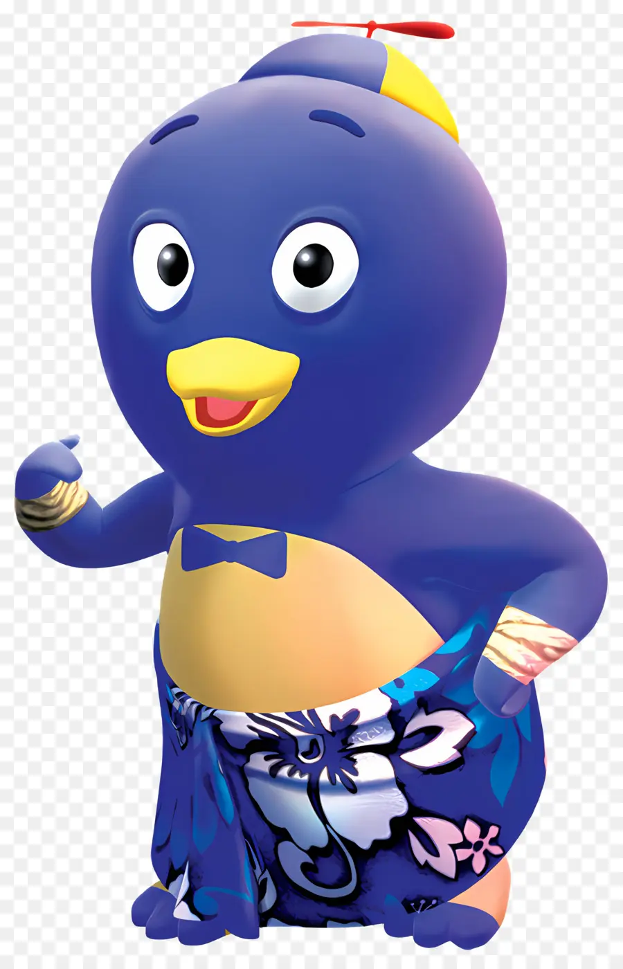 Backyardigans，Pinguim Azul PNG