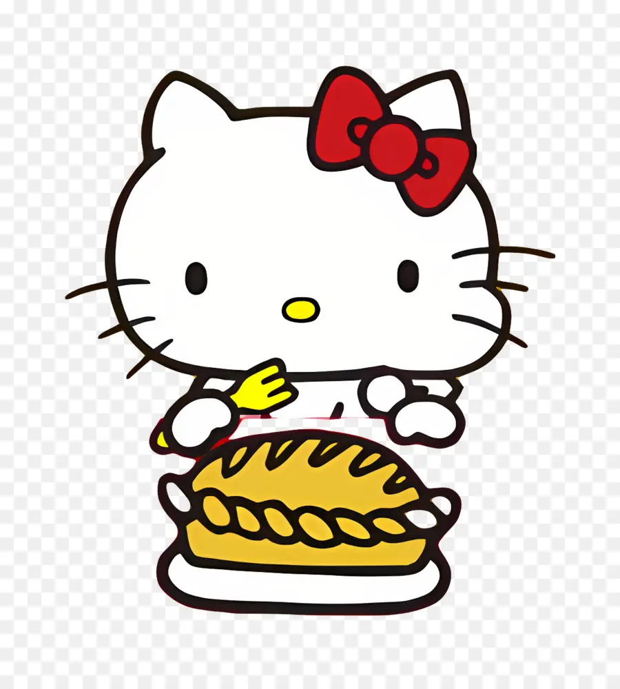 OlÁ Gatinho，Gato Com Torta PNG