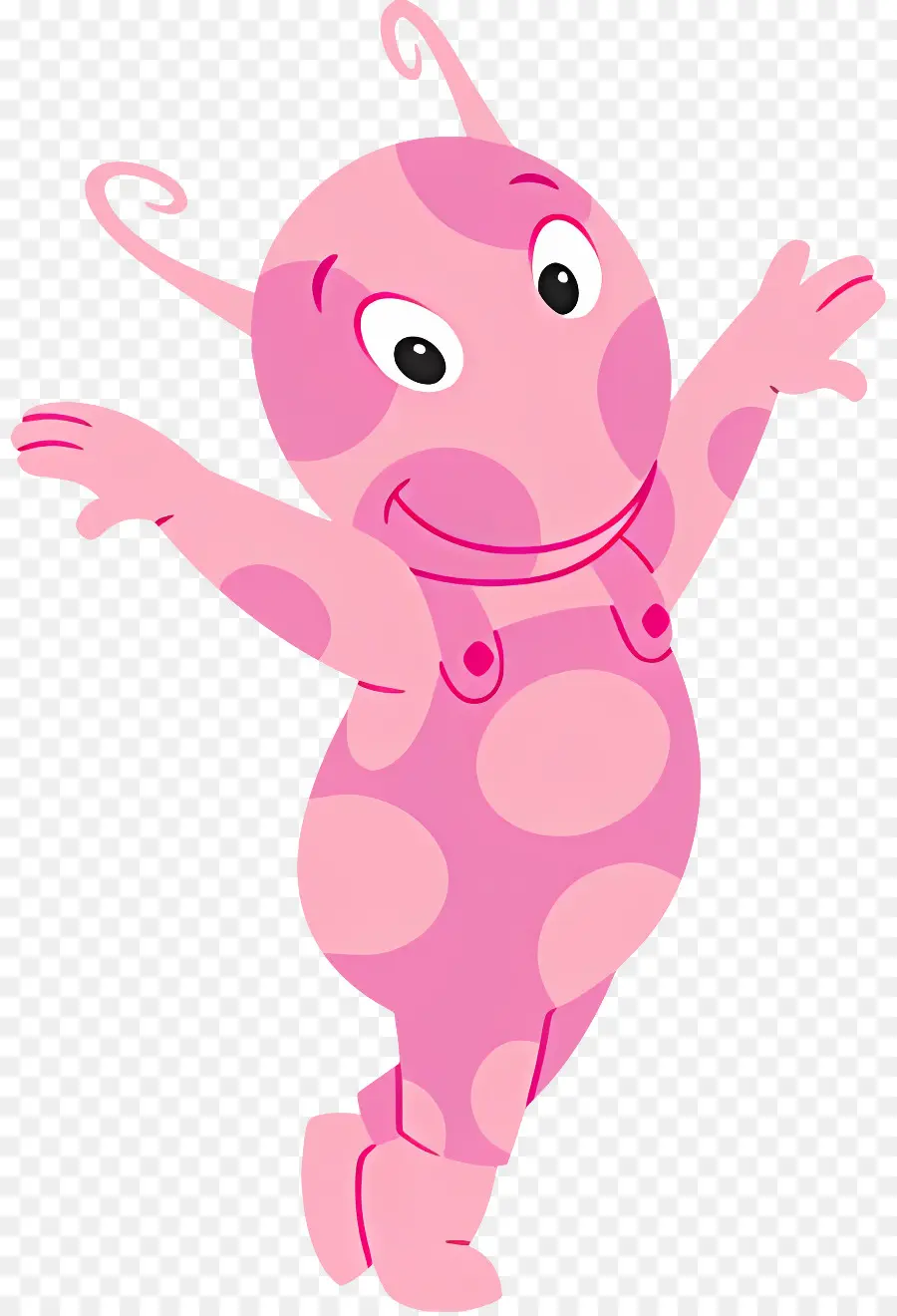 Backyardigans，Criatura Rosa PNG