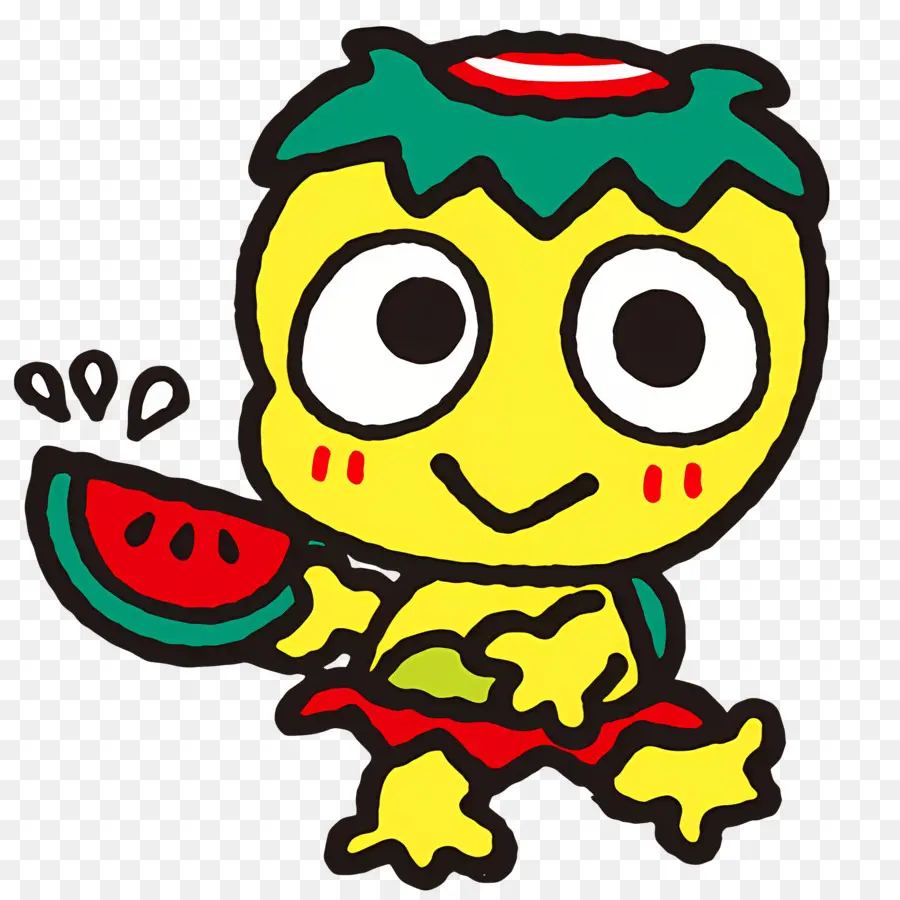 Kappa Rumba，Personagem Amarelo PNG