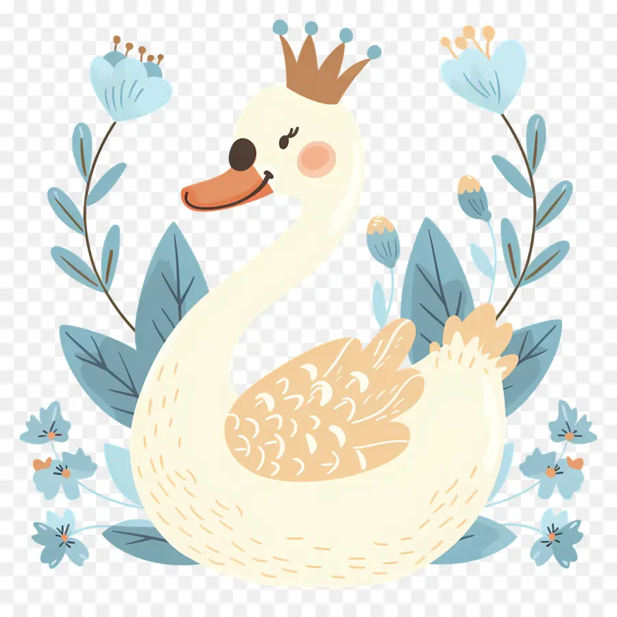 Cisne Fofo，Cisne Branco PNG