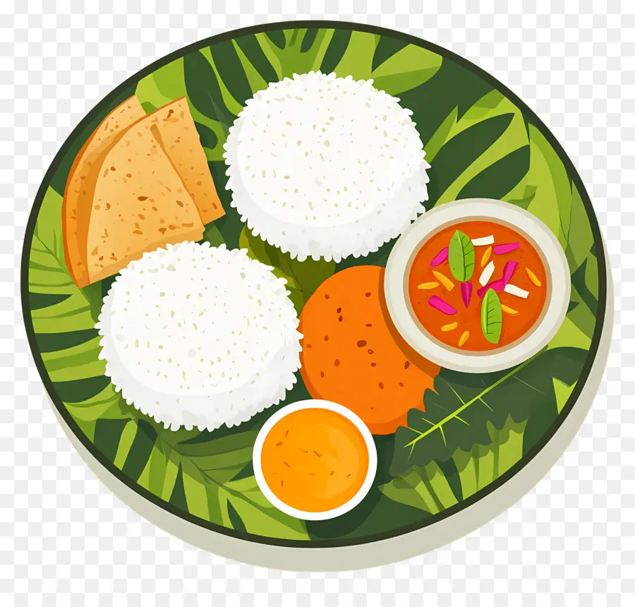 Thali Indiano，Ilustra O De Refei O Indiana PNG