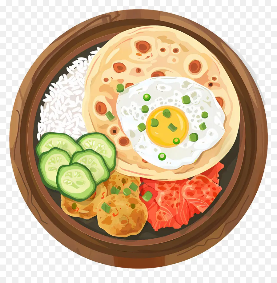 Nasi Lemak，Arroz E Ovo PNG