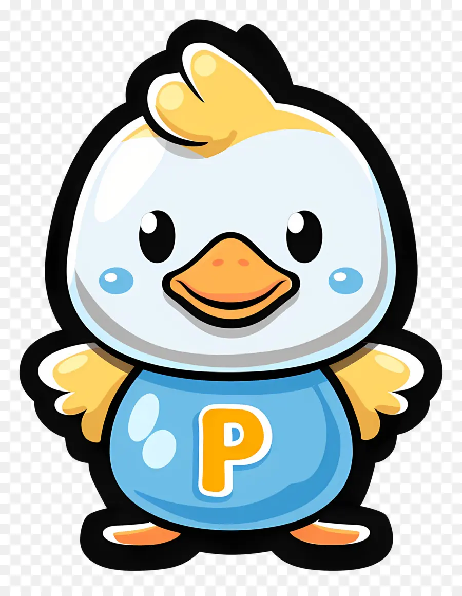 Pato Fofo，Amarelo PNG