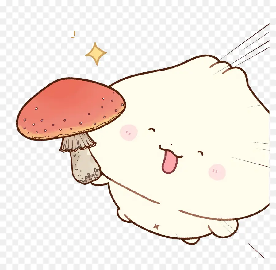 Petapetaminiliano，Mochi Com Cogumelo PNG