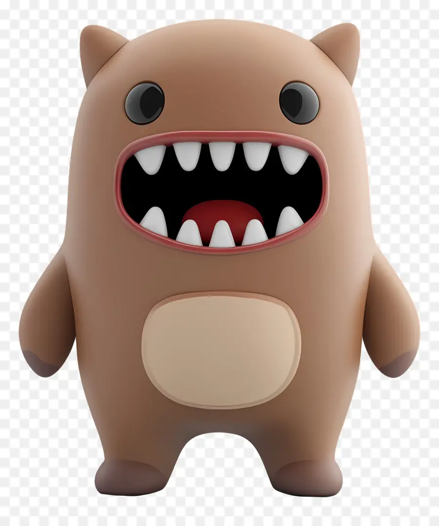 Domo Kun，Monstro De Desenho Animado PNG