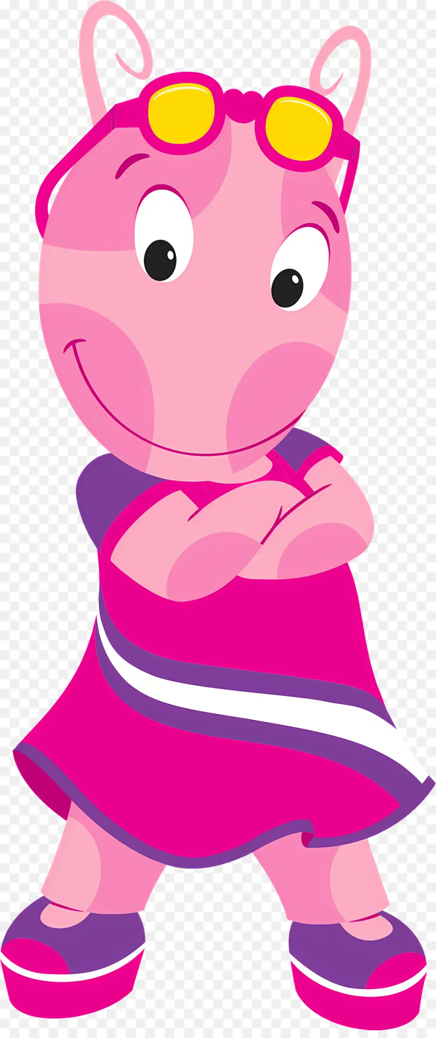 Backyardigans，Personagem De Desenho Animado Rosa PNG