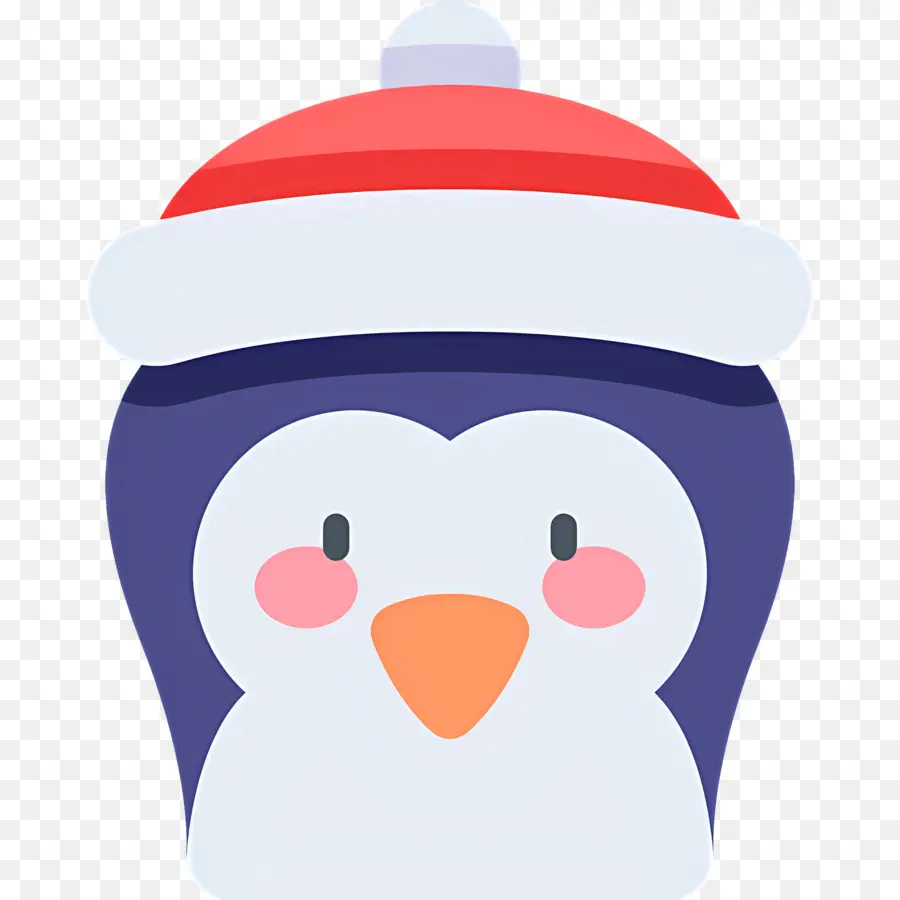 Pinguim De Natal，Pinguim Com Chapéu De Inverno PNG