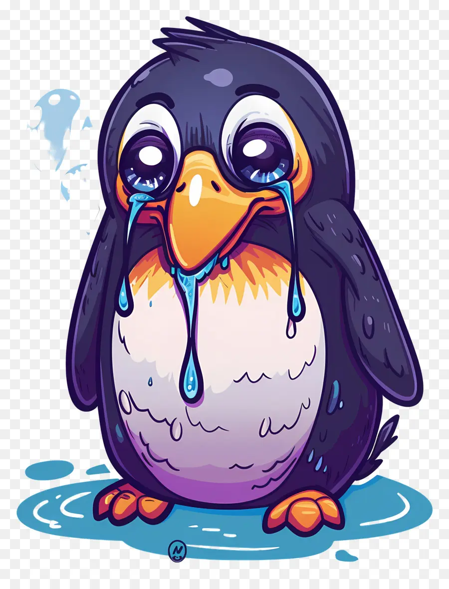 Pinguim Chorando，Pinguim Fofo PNG