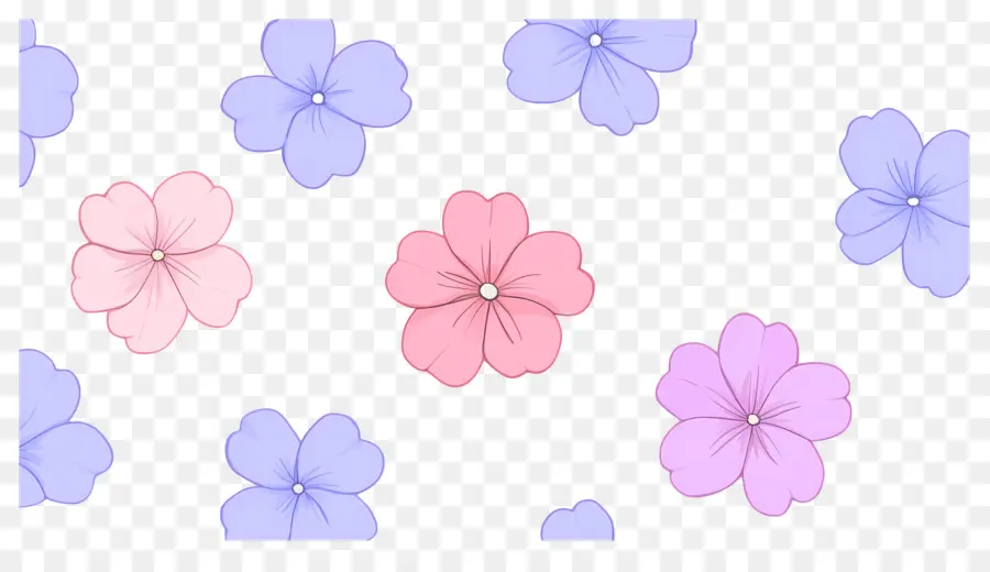 Fundo De Flor，Flores Coloridas PNG