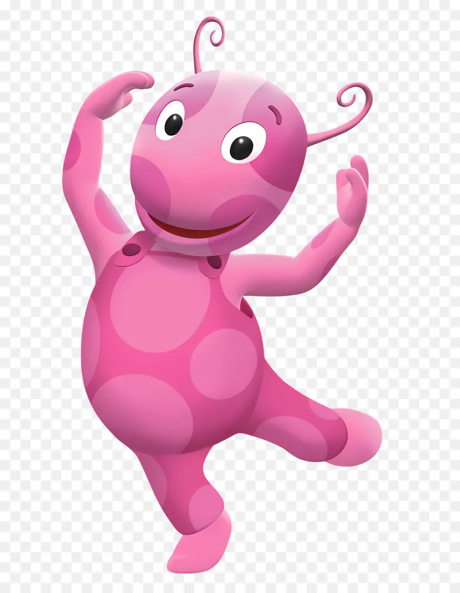 Backyardigans，Criatura Rosa PNG