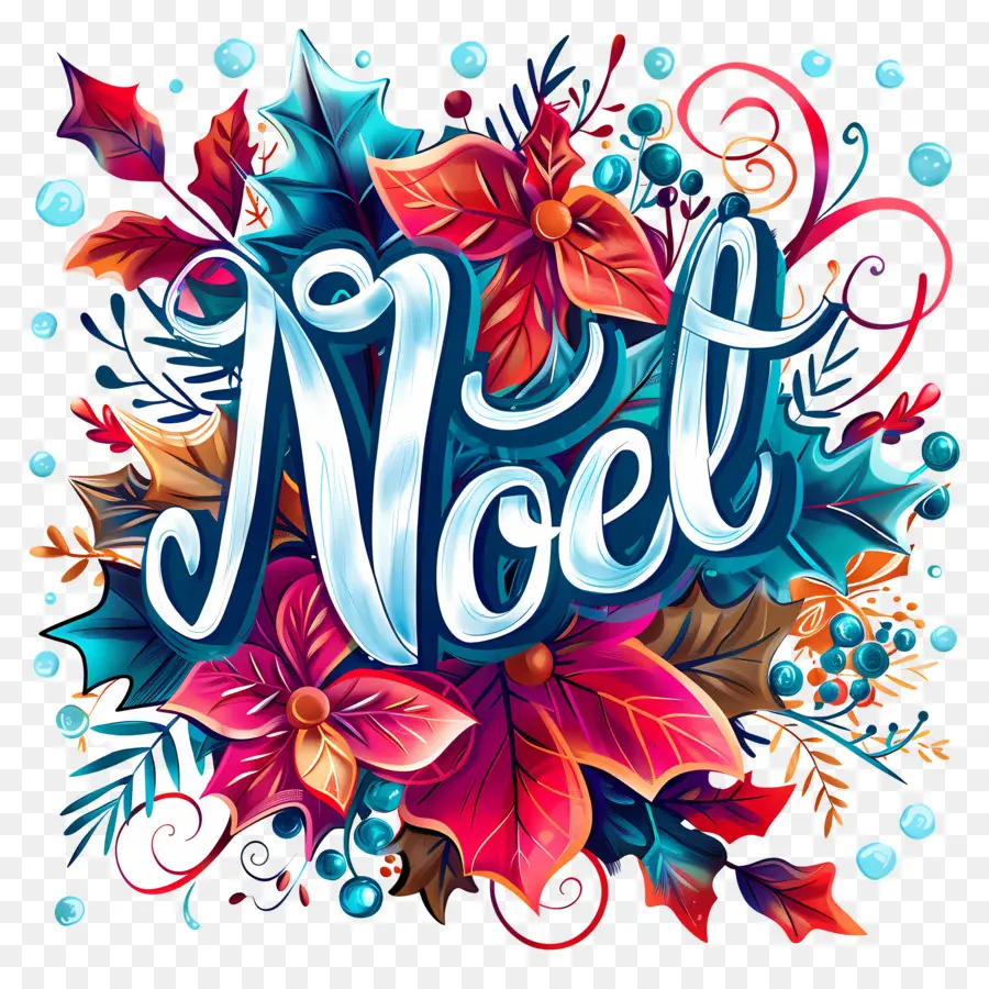 Noel，Noel Design Floral PNG