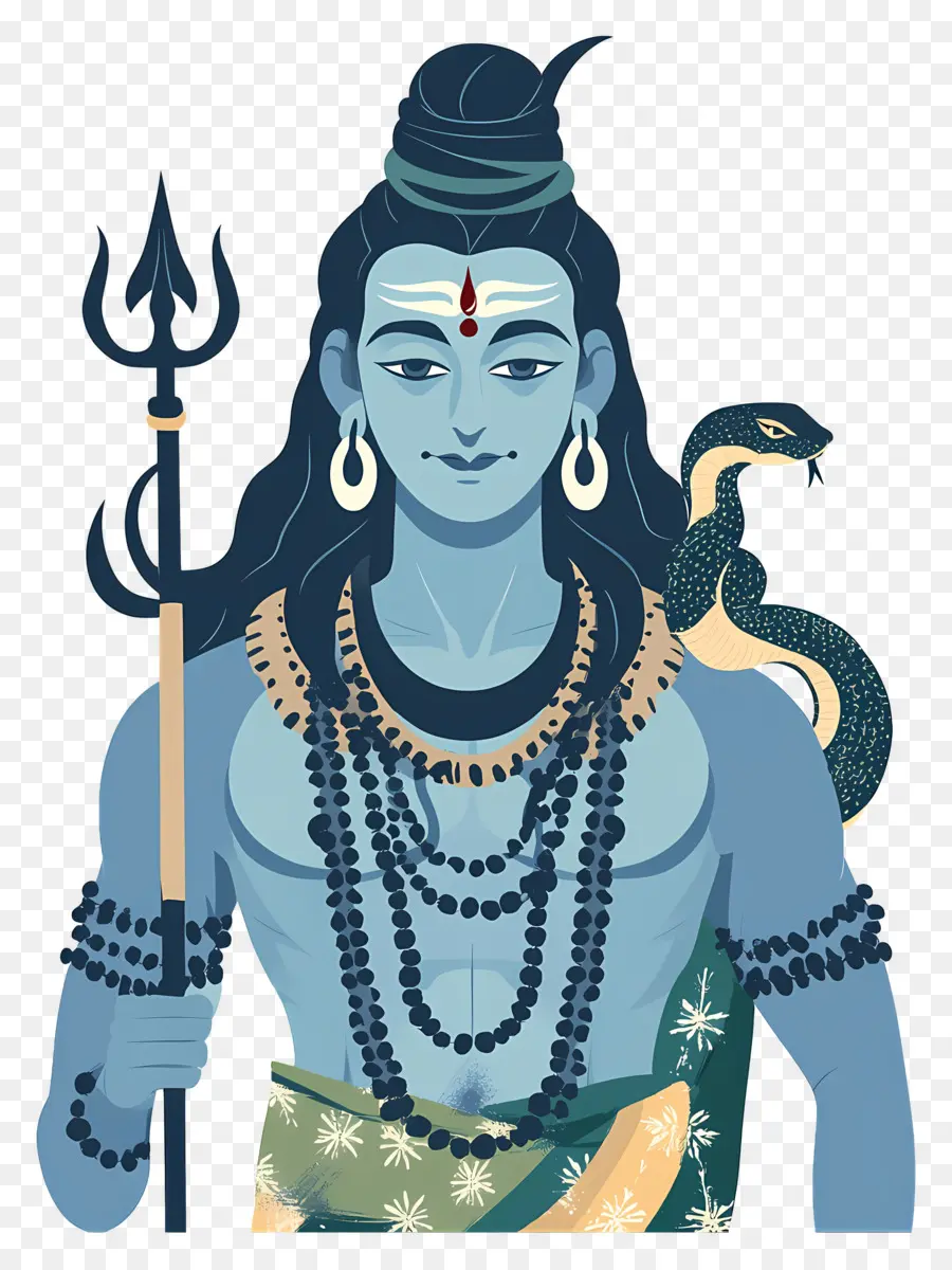 Maha Shivaratri，Ilustração De Shiva PNG