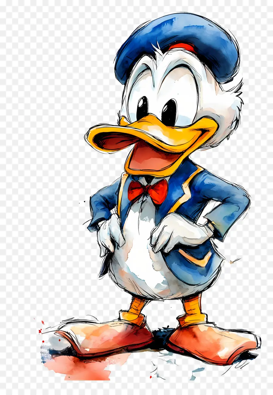 Pato Donald，Pato De Desenho Animado PNG